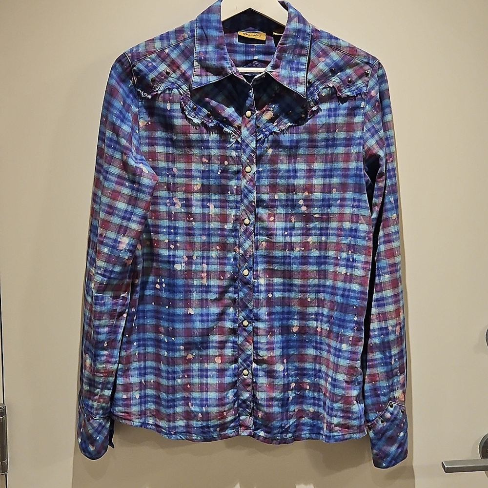 Wrangler Western Snap Shirt - S